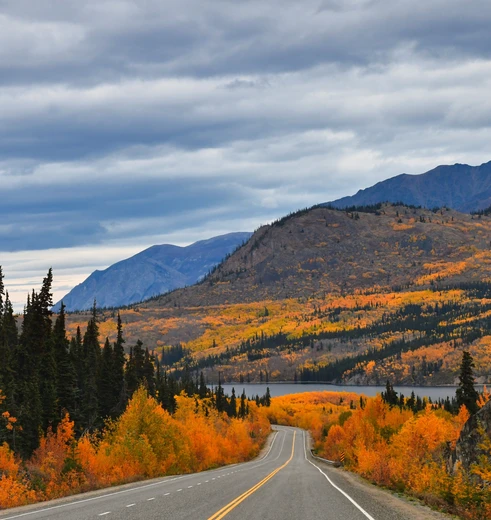 Klondike Highway in Yukon, Canada