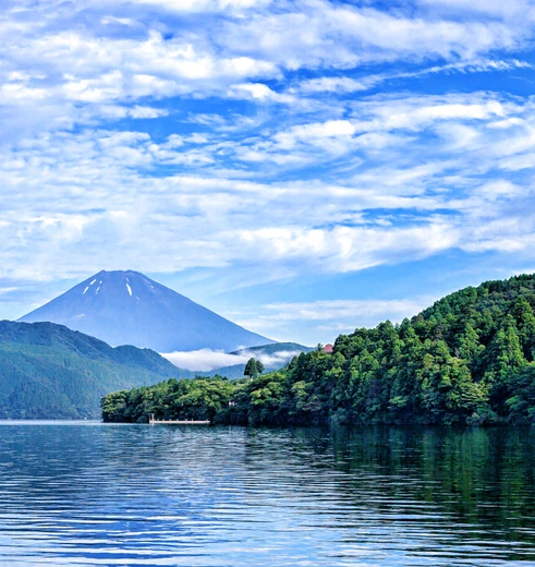 Lake Ashi Mount Fuji in Japan
