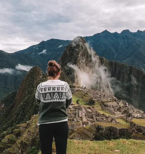 Uitzicht op Machu Picchu