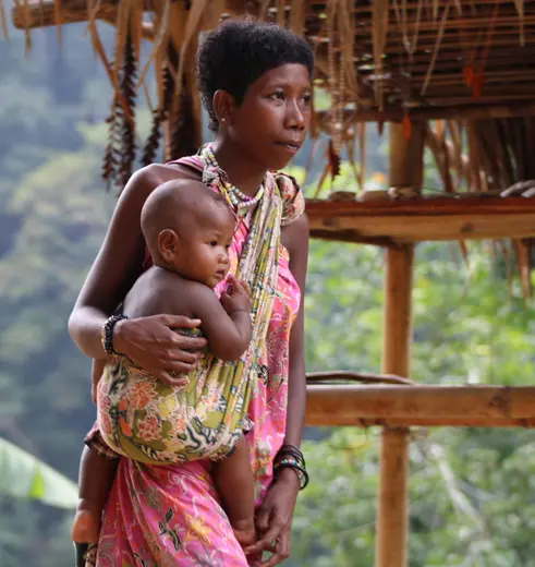 Orang Asli dorp in Maleisië