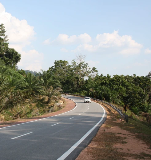 Autoweg in Maleisië