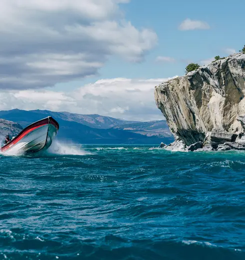 Excursie naar de Marmergrotten in Lago General Carrera