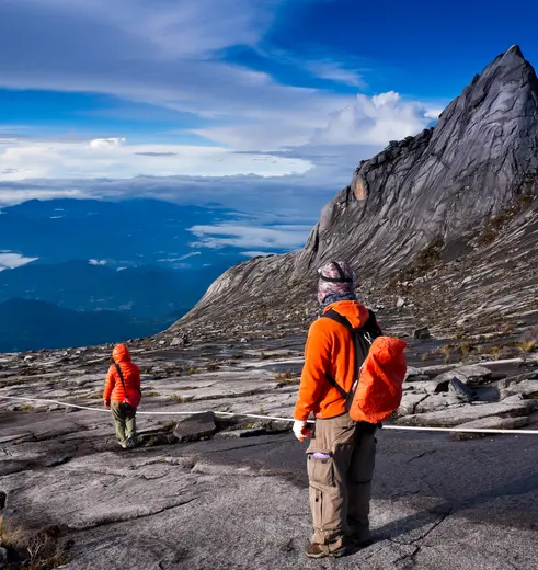 Wandelen op Mount Kinabalu, Maleisië