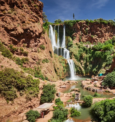 Ouzoud watervallen