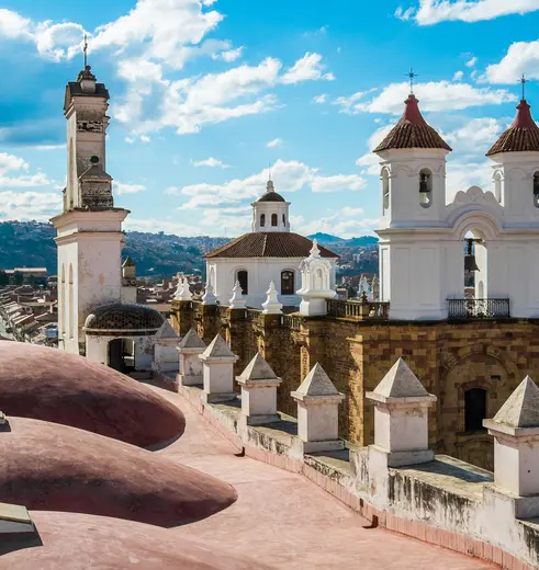 Het mooie stadje Sucre in Bolivia