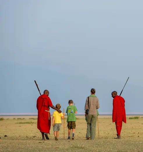Masai familie in Tanzania