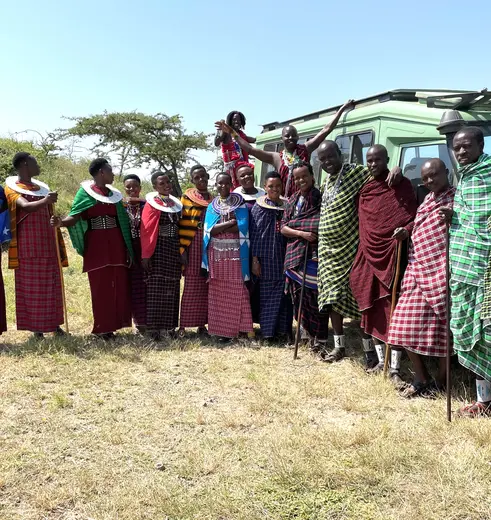 op bezoek bij de Masai, Tanzania