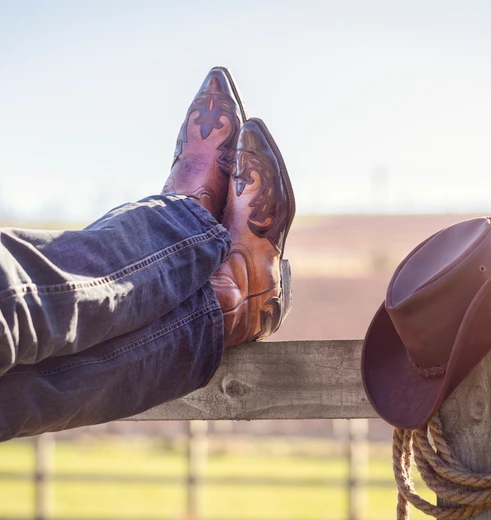 Proef de authentieke cowboysfeer op een ranch in Texas, USA