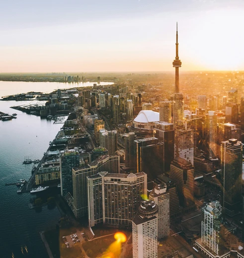 Golden Hour in Toronto, Canada