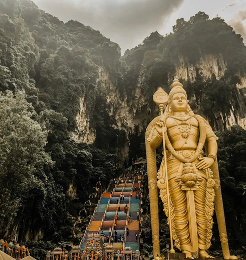 De Batu caves in West-Maleisie