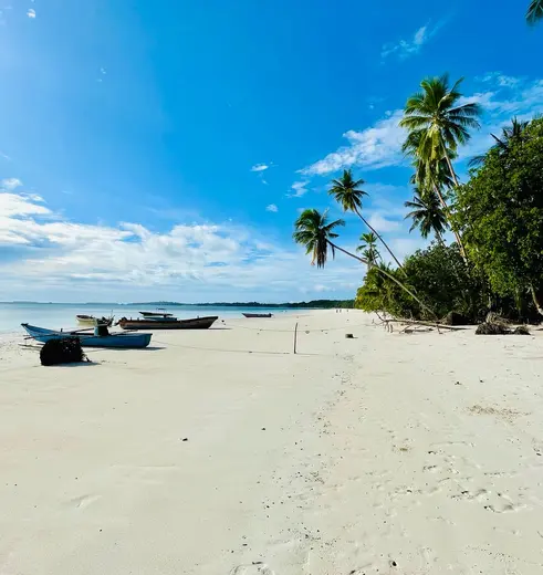 Bounty-gehalte op de Kei eilanden van de Molukken