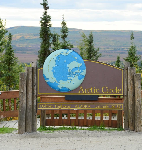 Bucketlist item: stap over de poolcirkel in Alaska