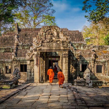 Ontdek Cambodja met Monniken en tempels