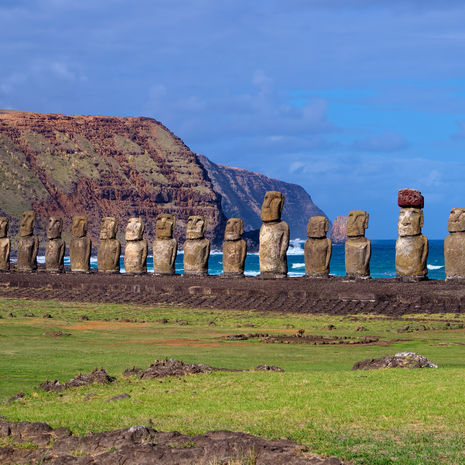 Moai op Paaseiland, Chili