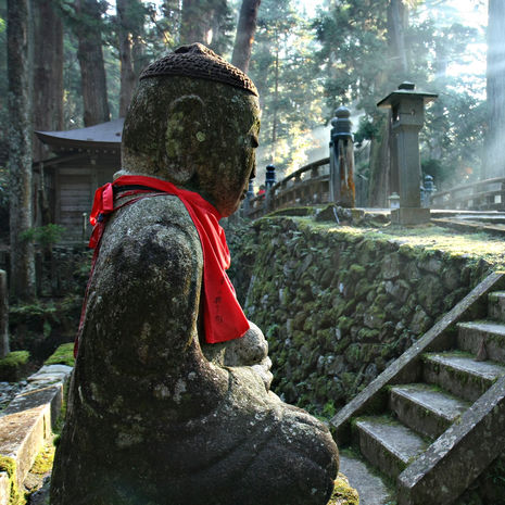 Okunoin cemetery in Mount Koya, Japan