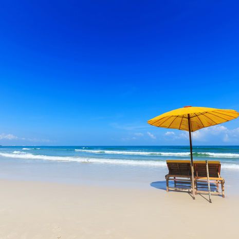 Fijne zandstranden in Hua Hin, Thailand