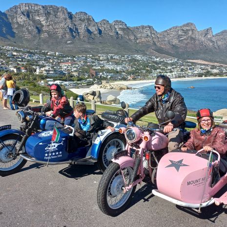 Zijspanroute door Kaapstad