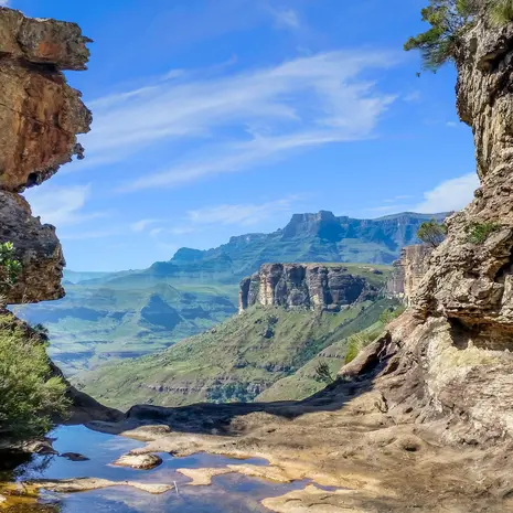 De gouden stranden van Durban brengen je naar een prachtig stukje Zuid-Afrika: Drakensbergen