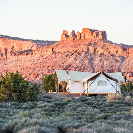 Glamping bij Moab, Under Canvas is onvergetelijk