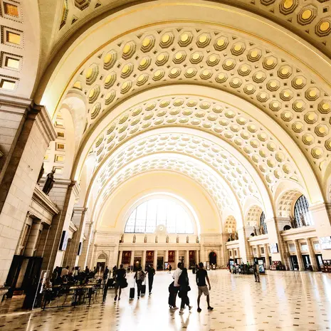 Per trein van New York naar Washington