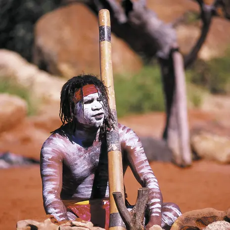 Op bezoek bij de Aboriginals in het Red Centre