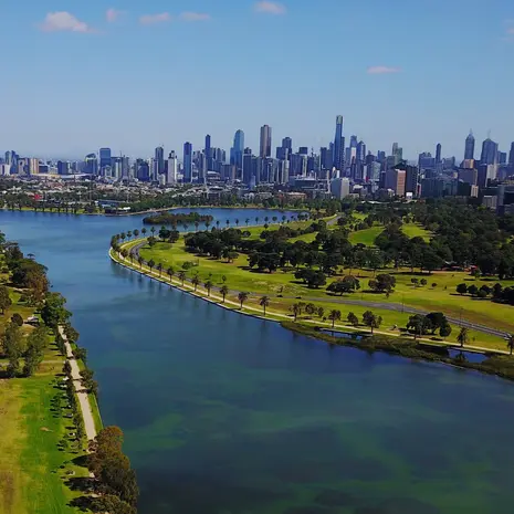 Bezoek aan de stad Melbourne