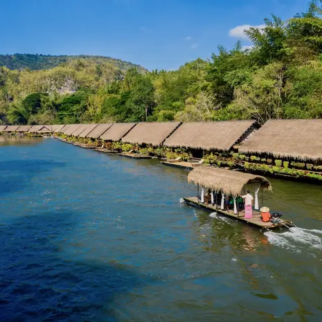 Jungle raft in thailand