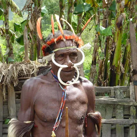 De lokale Papua bevolking in de Baliemvallei