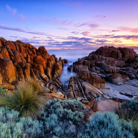 Bay of Fires in Tasmanië