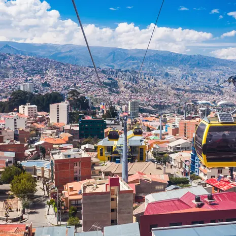 La Paz in Bolivia