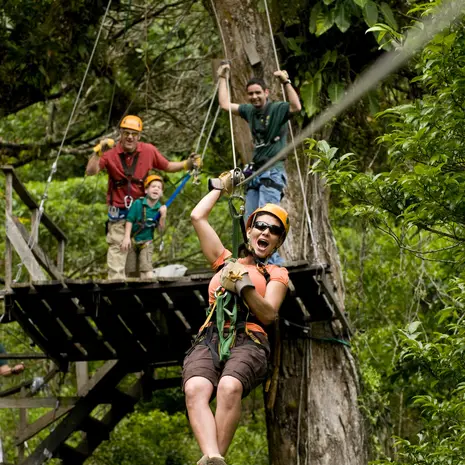 Ziplinen in Boquete, Panama