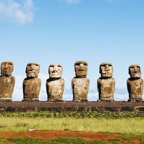 De mysterieuze beelden Rapa Nui op het afgelegen Paaseiland
