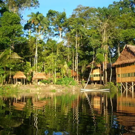 Varen door de Amazone in Colombia