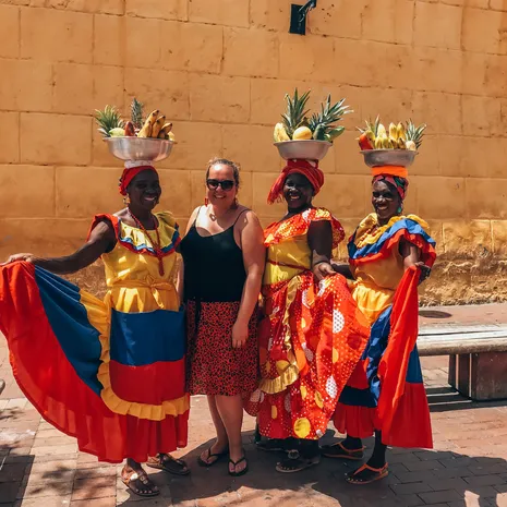 Collega Charissa in Cartagena, Colombia