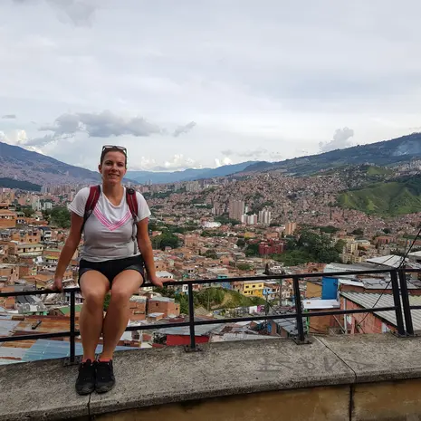 Comuna 13 in Medellin, Colombia