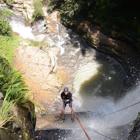 Abseilen bij San Gil
