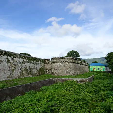 Benteng op Banda, Molukken, Indonesie