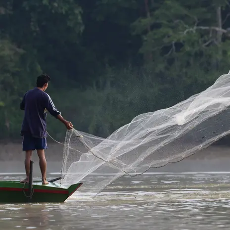 Visserman in Maleisie