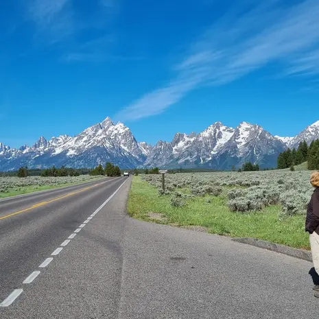 Prachtige uitzichten onderweg in Grand Teton National Park