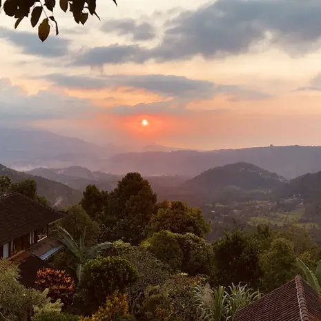 Zonsondergang op Bali