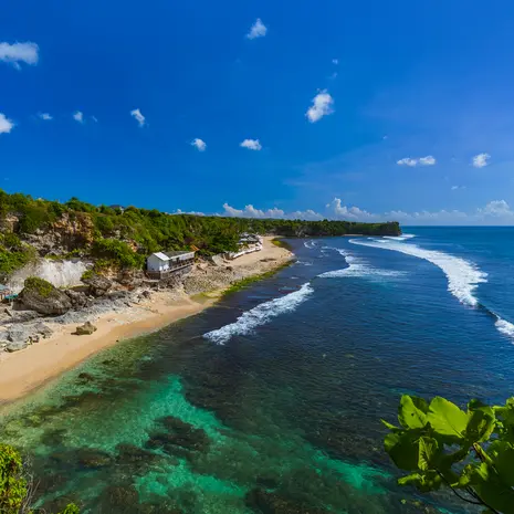 Ongerepte kusten van Balangan op Bali