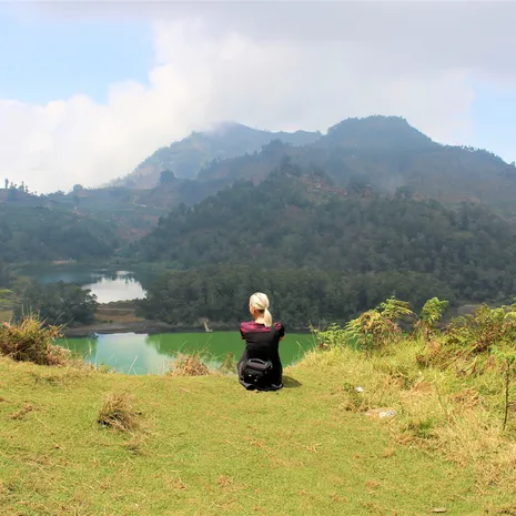 uitzicht bij Diëng Plateau, Wonosobo