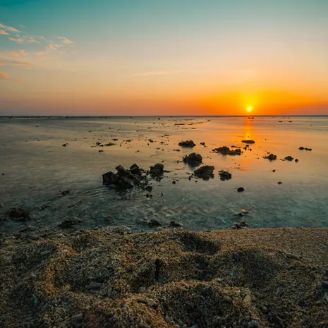Zonsondergang op Lombok