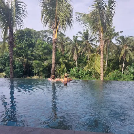 Indonesie Ubud verblijf zwembad