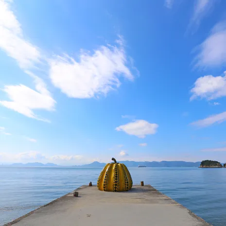 Pumpkin in Naoshima