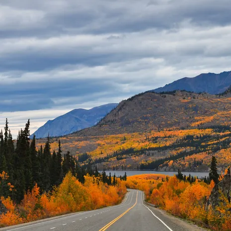 Klondike Highway in Yukon, Canada