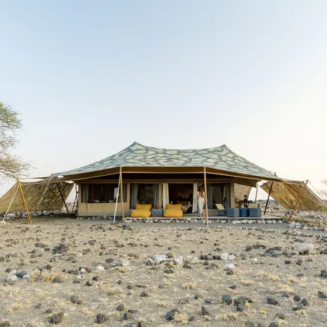 Tented camp bij Lake Natron, Tanzania