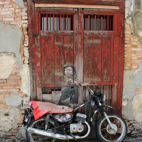 Streetart in Penang, Maleisië