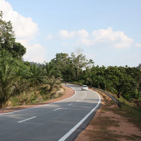 Autoweg in Maleisië