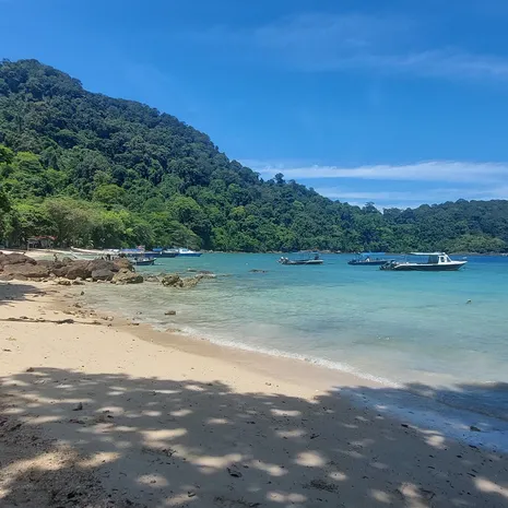 Het is genieten van het mooie weer in Maleisie